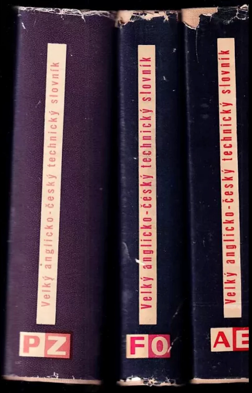 Velký anglicko-český technický slovník : Díl 1-3 (, 1957)