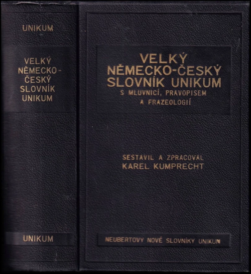 Velký česko-německý slovník Unikum (Karel Kumprecht, 1942)