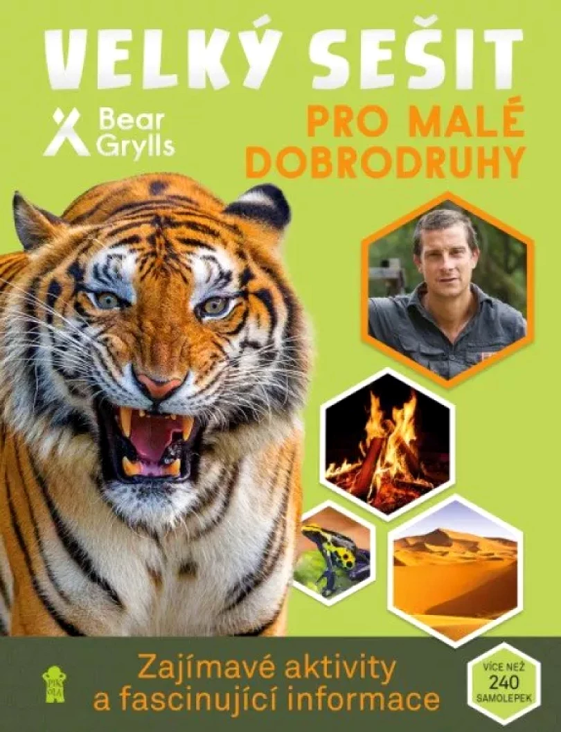 Levně Velký sešit pro malé dobrodruhy (Bear Grylls, 2021)