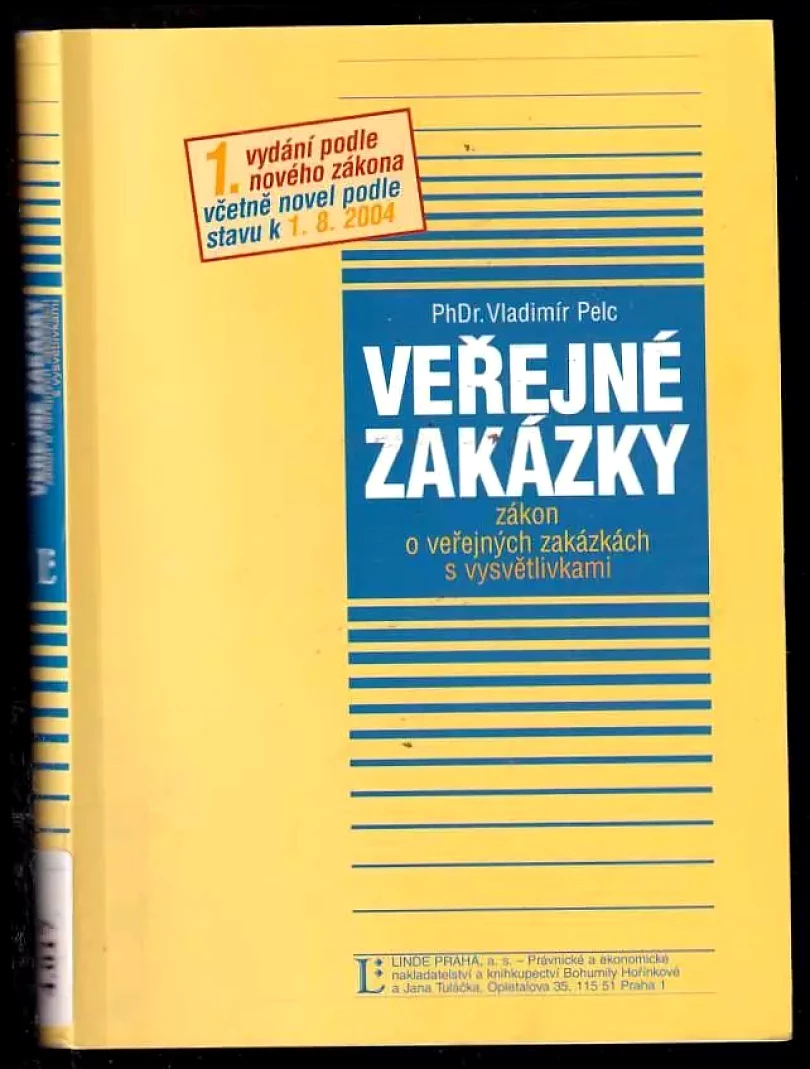 Levně Veřejné zakázky (Vladimír Pelc, 2004)