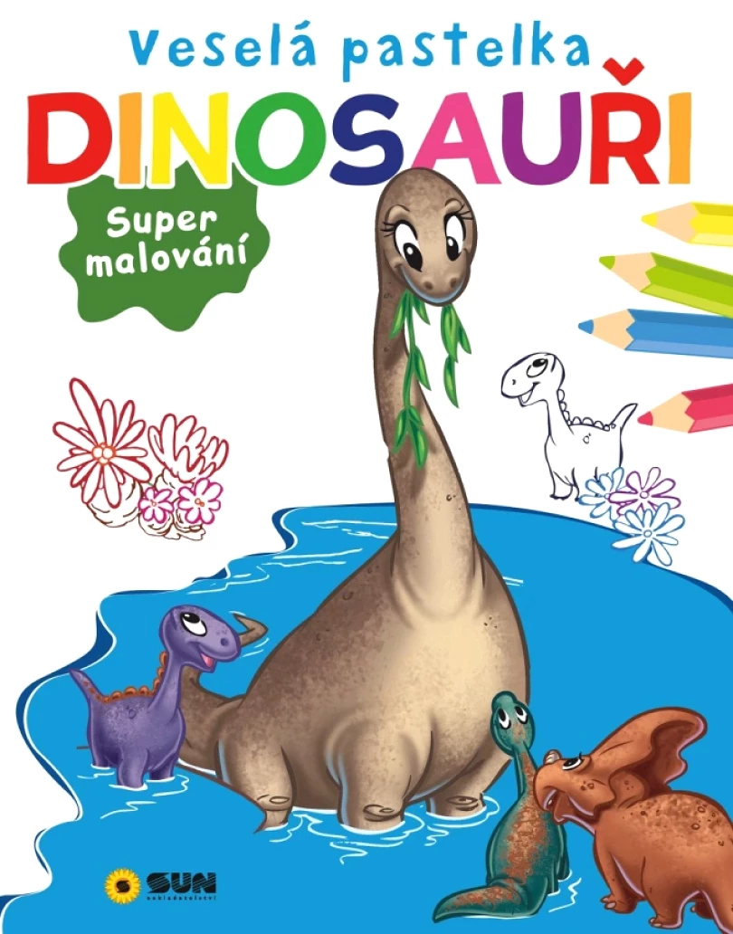 Levně Veselá pastelka Dinosauři (, 2025)