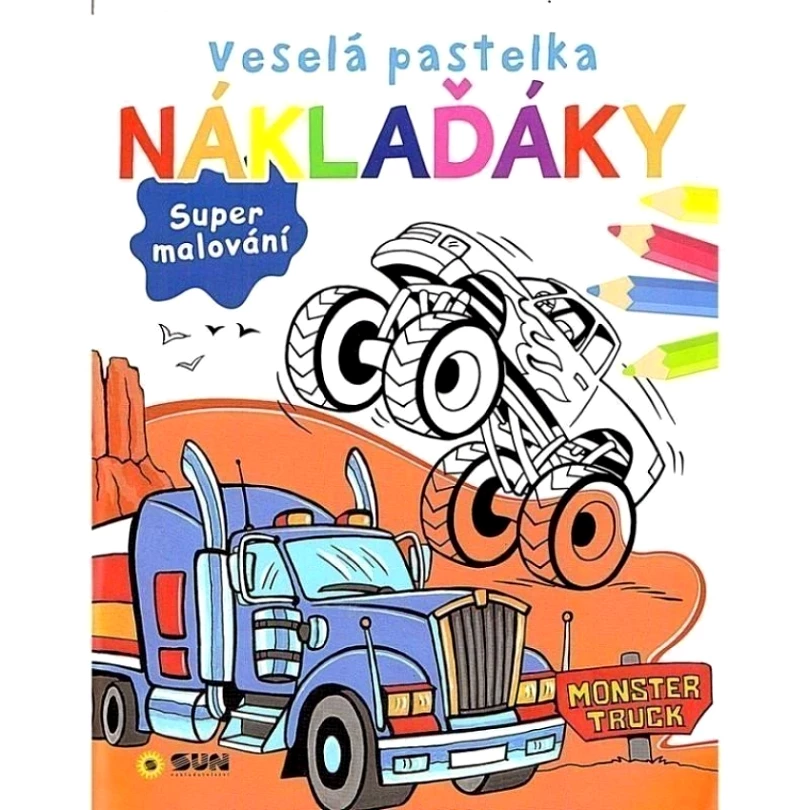 Levně Veselá pastelka Náklaďáky (, 2023)