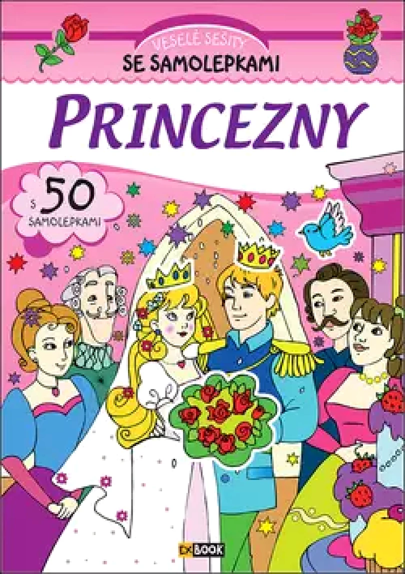Levně Veselé sešity se samolepkami Princezny (, 2018)
