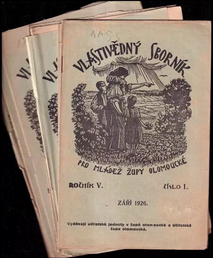 Vlastivědný sborník pro mládež župy olomoucké - ročník V. - čísla 1 - 10, chybí číslo 7 (, 1926)