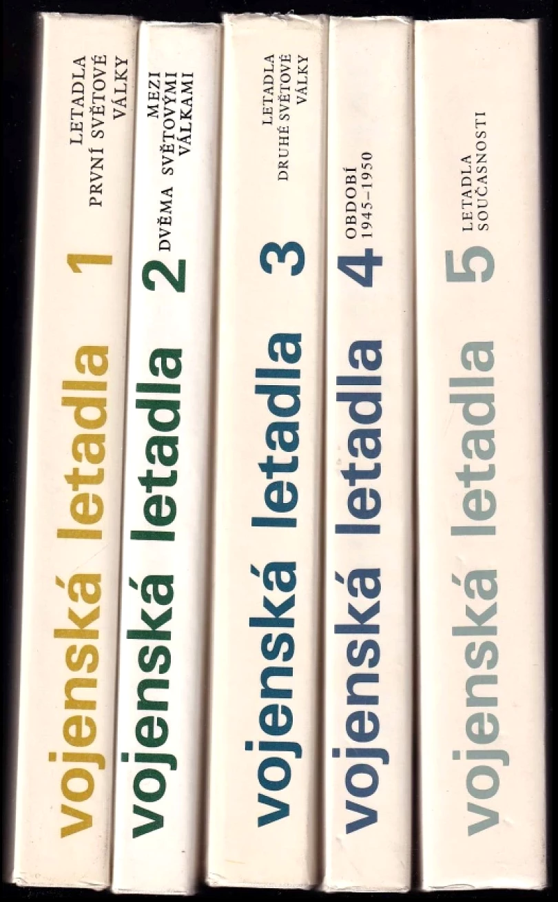 Vojenská letadla I.díl až VI.díl (Václav Němeček, 1977)
