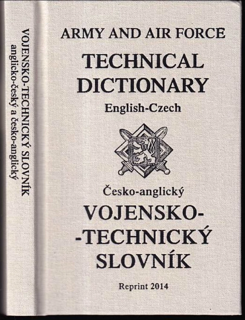 Vojensko-technický slovník anglicko-český a česko-anglický (, 2014)