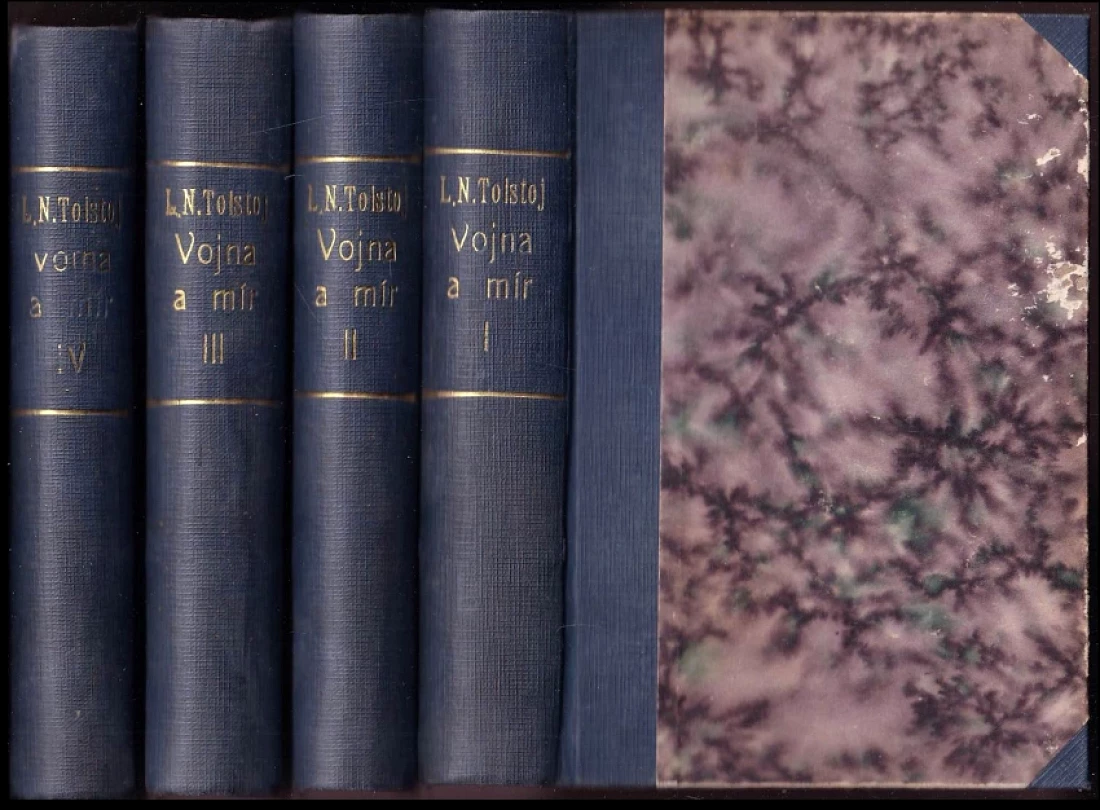 Vojna a mír : Díl 1-4 (Lev Nikolajevič Tolstoj, 1903)