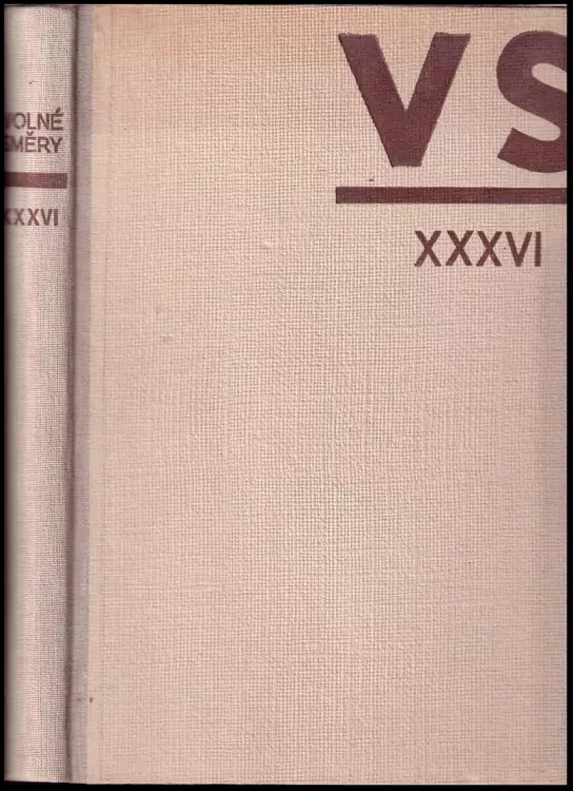 Levně Volné směry. Umělecký měsíčník, ročník 36, 1940-41 (, )