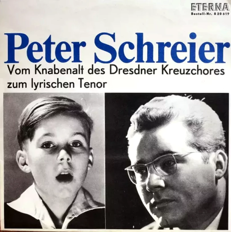 Levně Vom Knabenalt Des Dresdner Kreuzchores Zum Lyrischen Tenor (Peter Schreier, 1966)