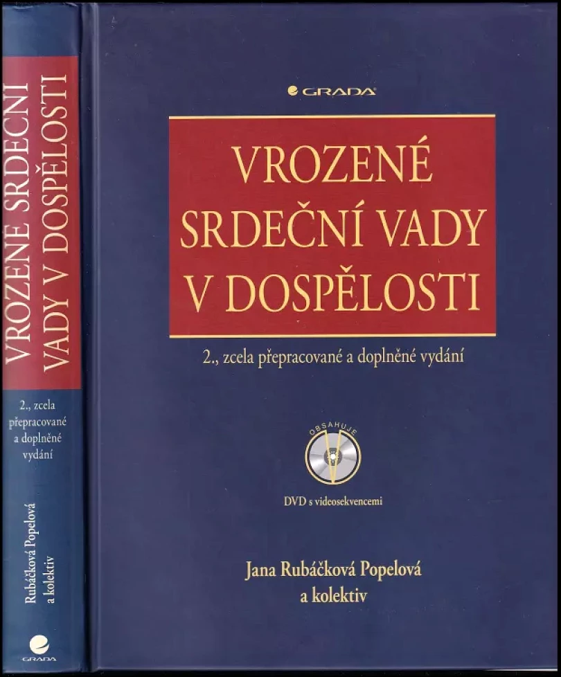 Levně Vrozené srdeční vady v dospělosti PODPIS JANA RUBÁČKOVÁ POPELOVÁ + DVD (autorů kolektiv, 2018)