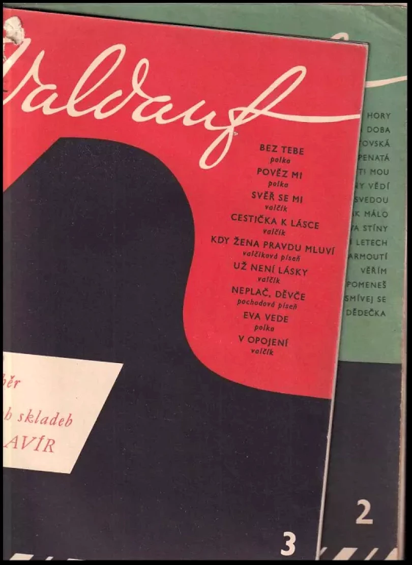 Levně Výběr nejznámějších skladeb pro klavír 2+3 (Karel Valdauf, 1955)
