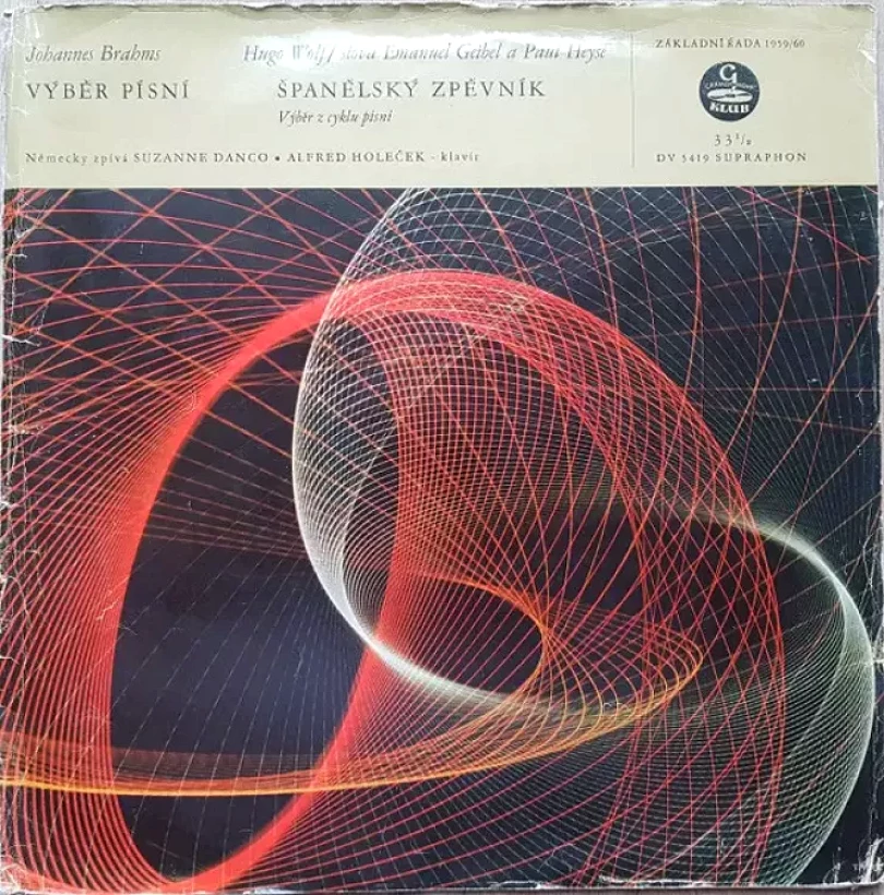 Levně Výběr Písní / Španělský Zpěvník (Johannes Brahms, 1960)