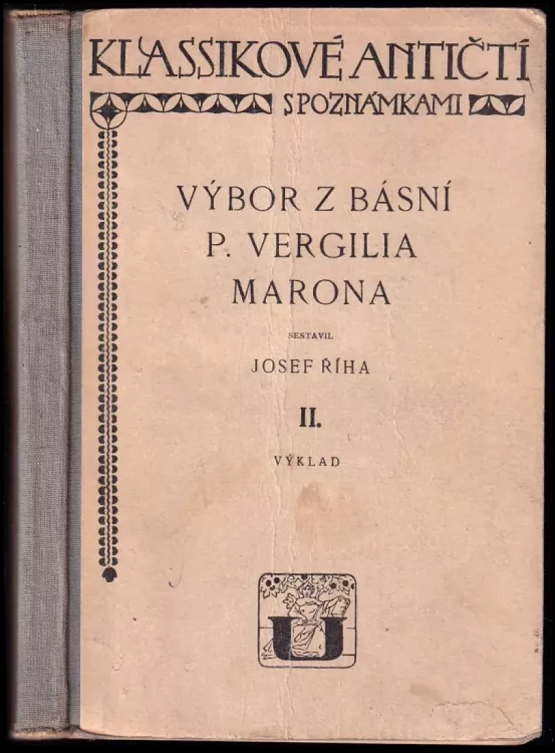 Levně Výbor z básní P. Vergilia Marona (Josef Říha, 1929)
