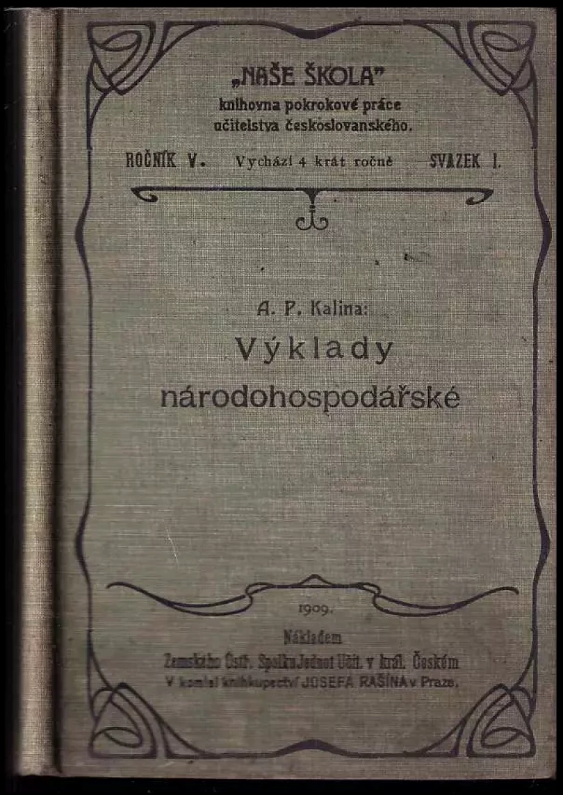 Výklady národohospodářské (Antonín Pravoslav Kalina, 1909)
