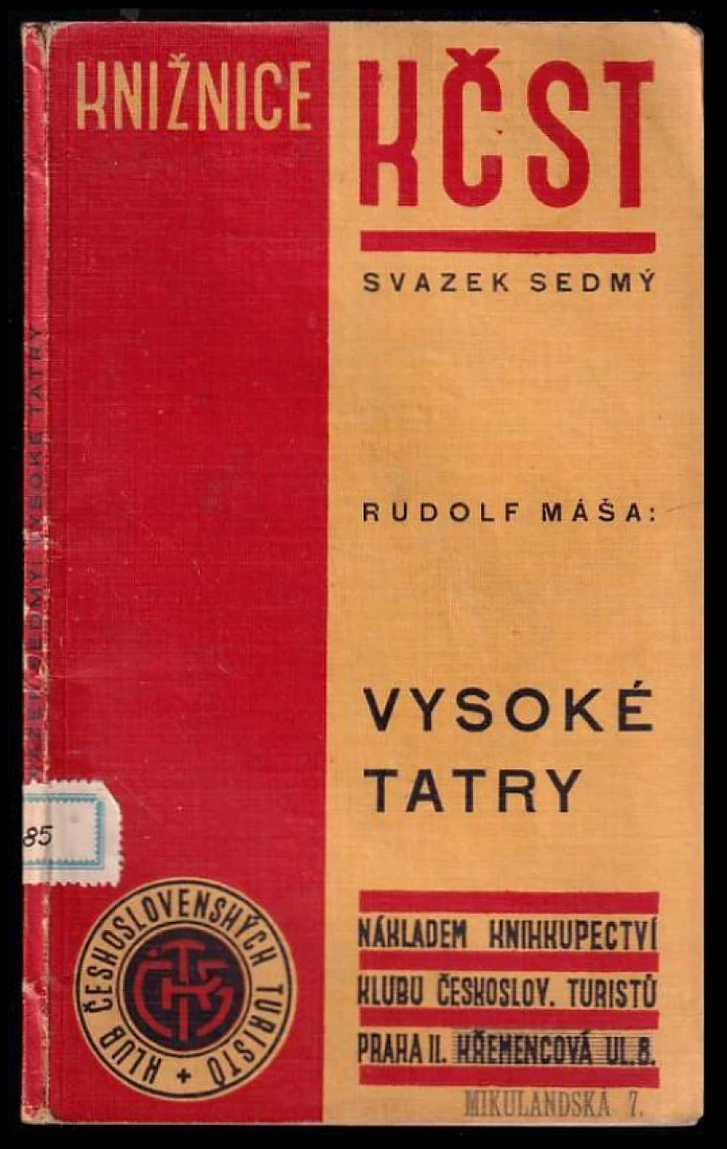 Levně Vysoké Tatry (Rudolf Máša, 1933)