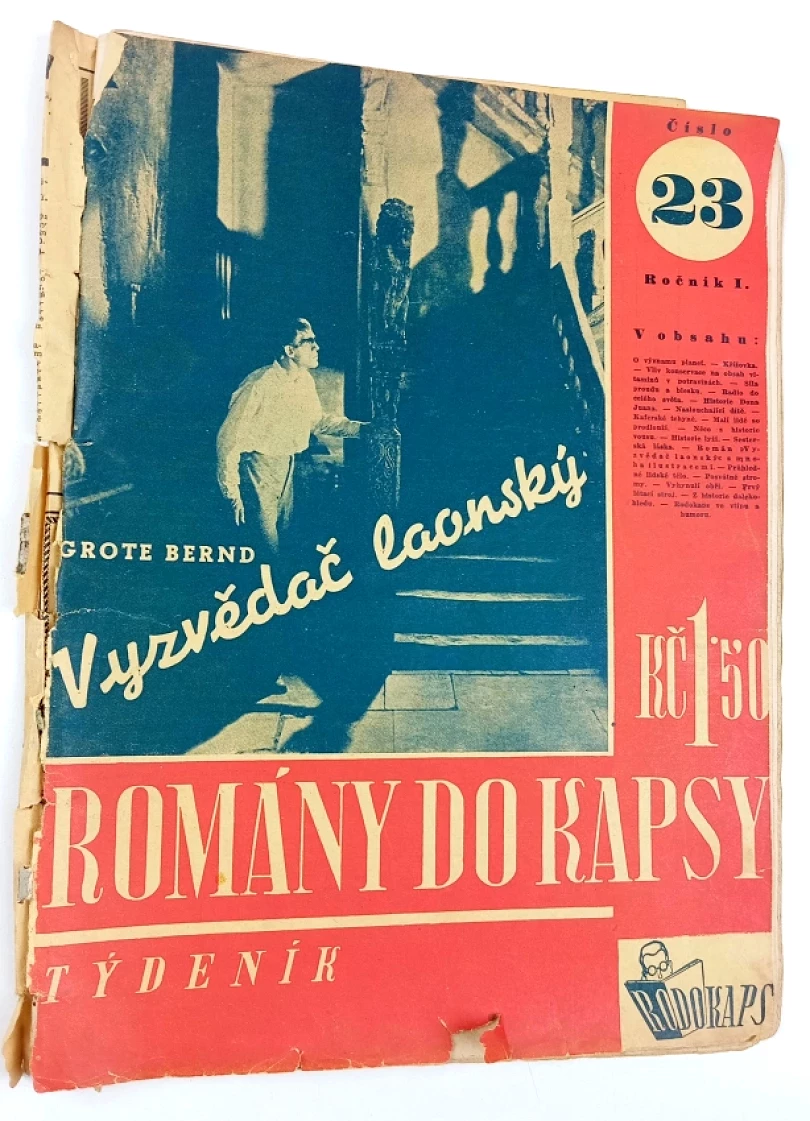 Vyzvědač laonský, Romány do kapsy 23, I. ročník (Grote Bernd, 1935)