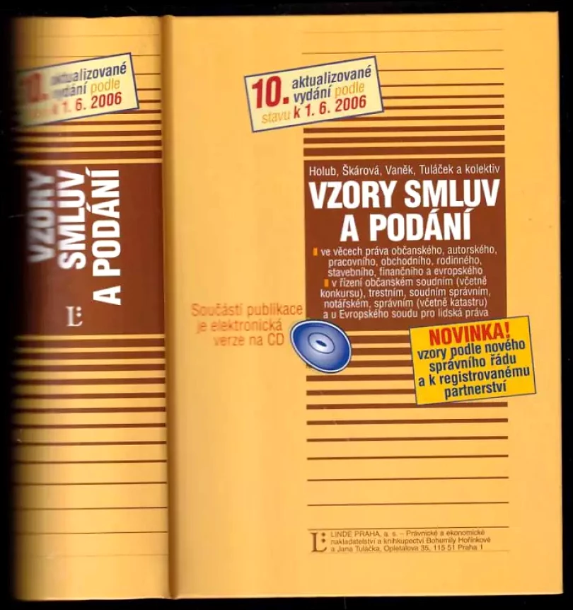 Vzory smluv a podání (Milan Holub, 2006)