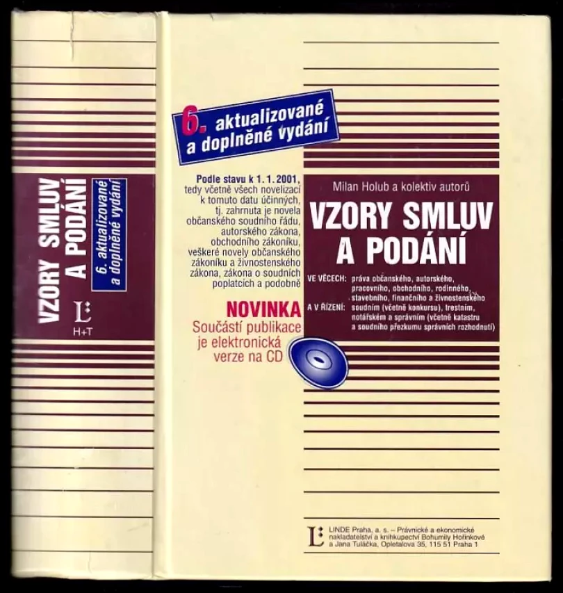 Levně Vzory smluv a podání (Milan Holub, 2001)
