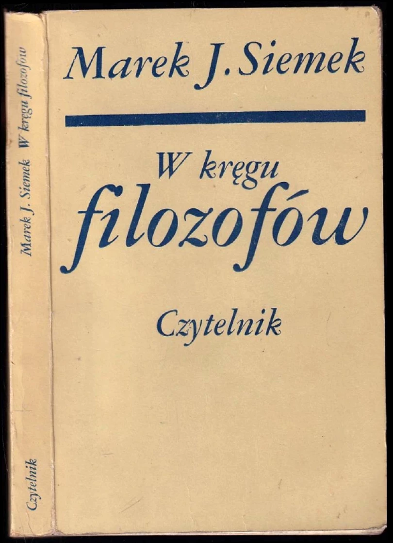 Levně W kregu filozofow, AUTORSKÁ DEDIKACE MAREK J. SIEMEK (Marek Jan Siemek, 1984)