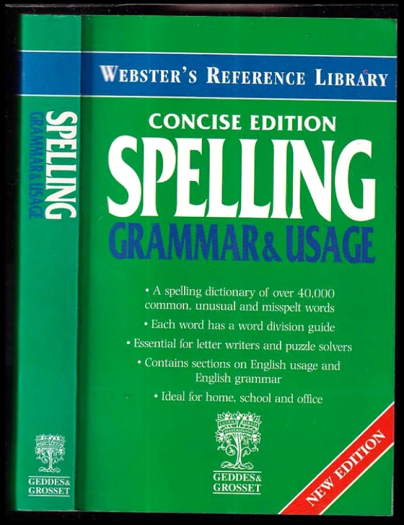 Levně Websters Spelling Grammar Usage (, 2009)