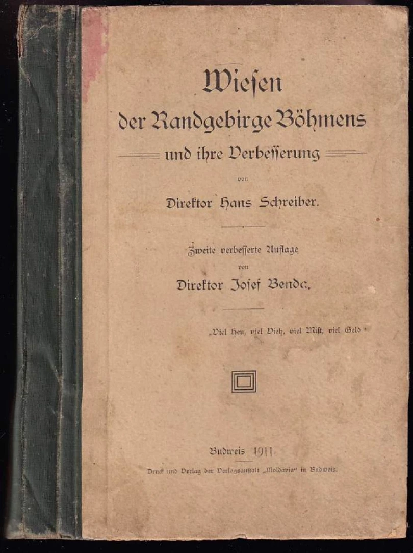 Wiesen der Randgebirge Böhmens und ihre Verbesserung (Josef Benda, 1910)
