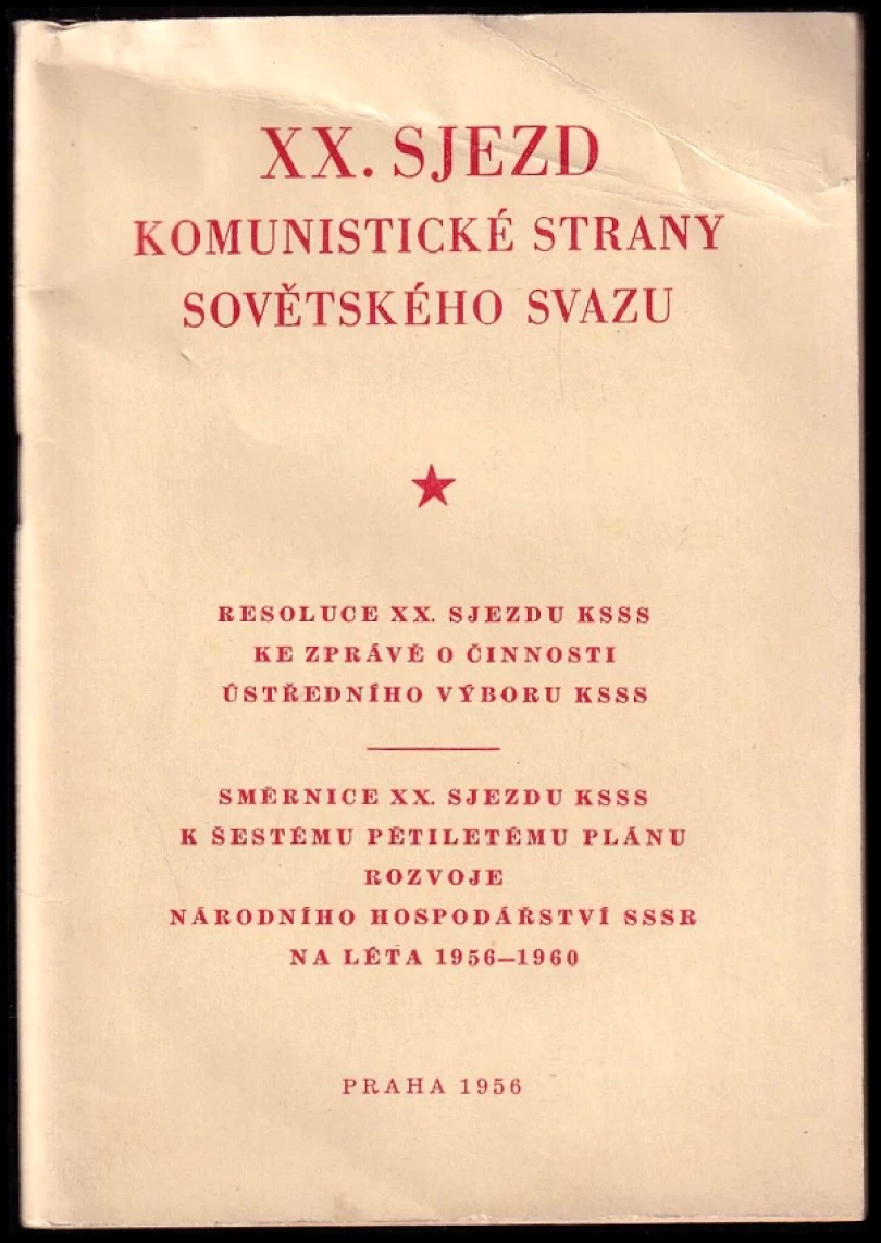 XX. sjezd Komunistické strany Sovětského svazu (, 1956)