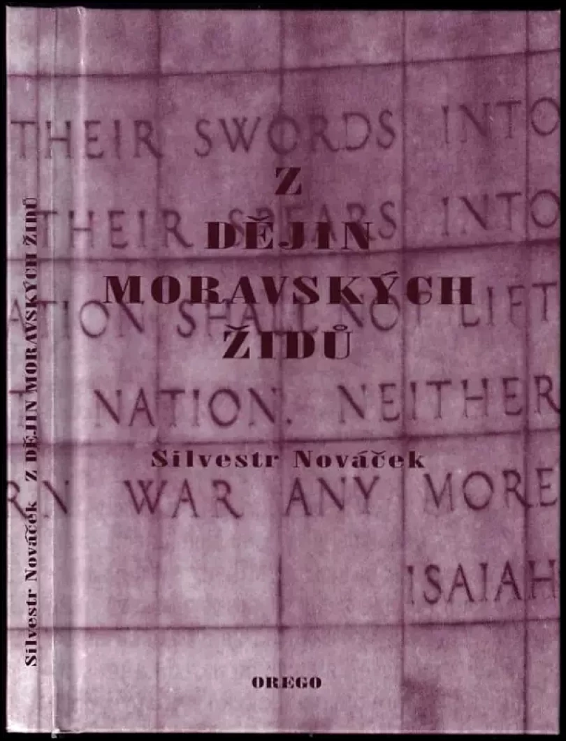 Z dějin moravských Židů (Silvestr Nováček, 1998)
