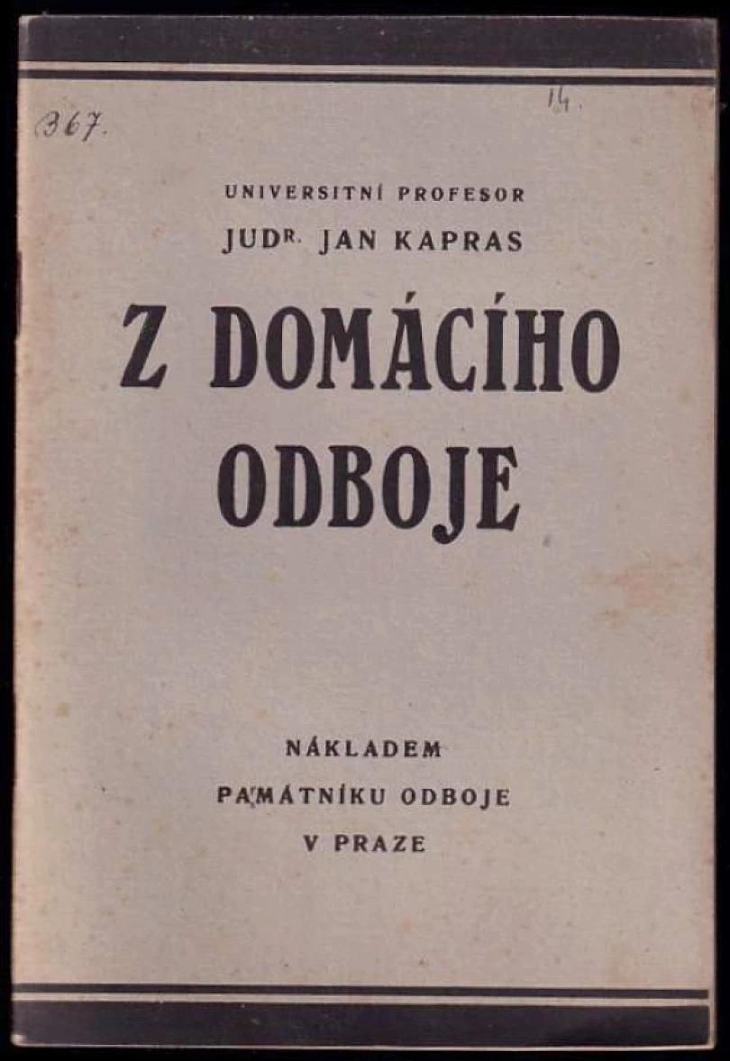 Z domácího odboje (Jan Kapras, 1928)