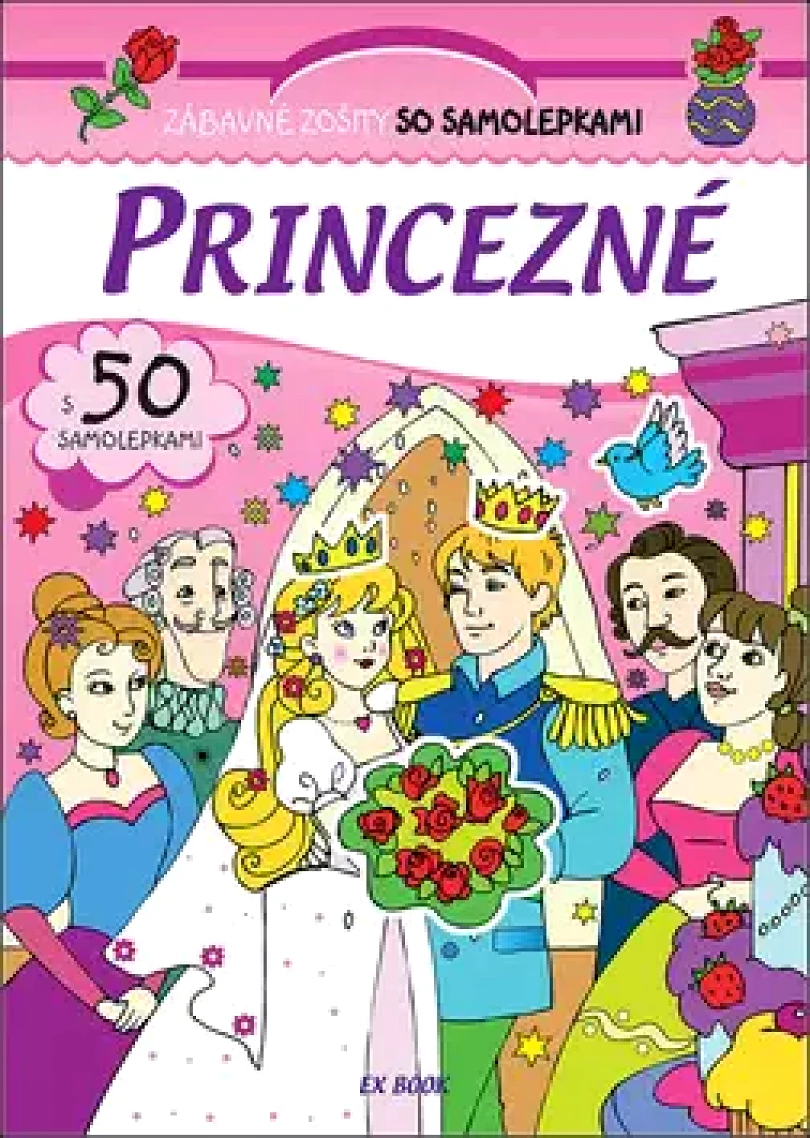 Levně Zábavné zošity so samolepkami Princezné (, 2018)