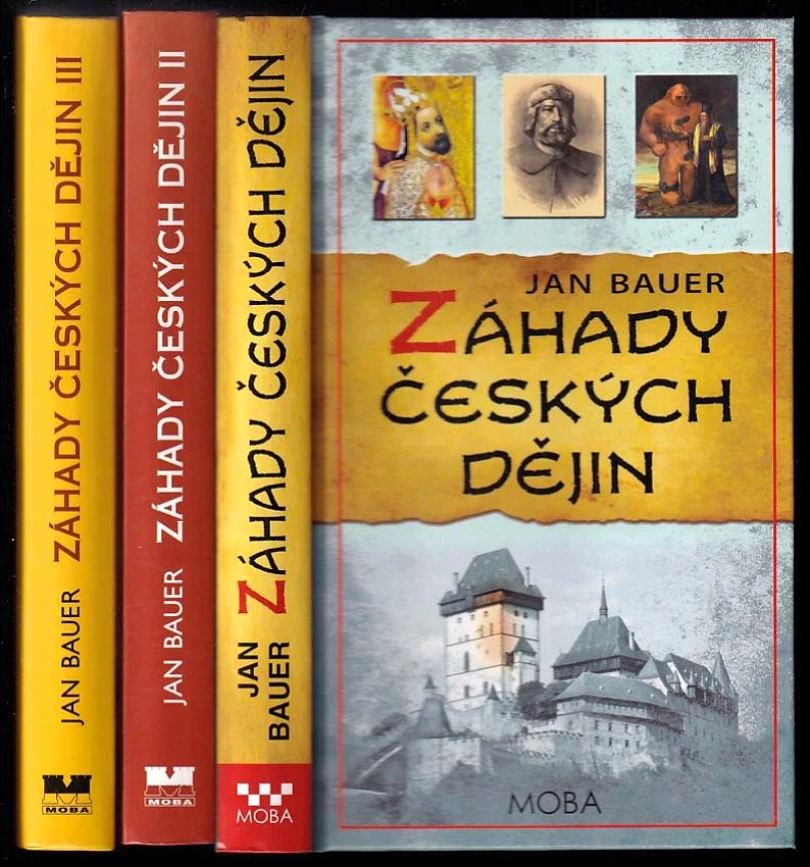 Levně Záhady českých dějin I.díl + II.díl +III.díl (Jan Bauer, 2001)