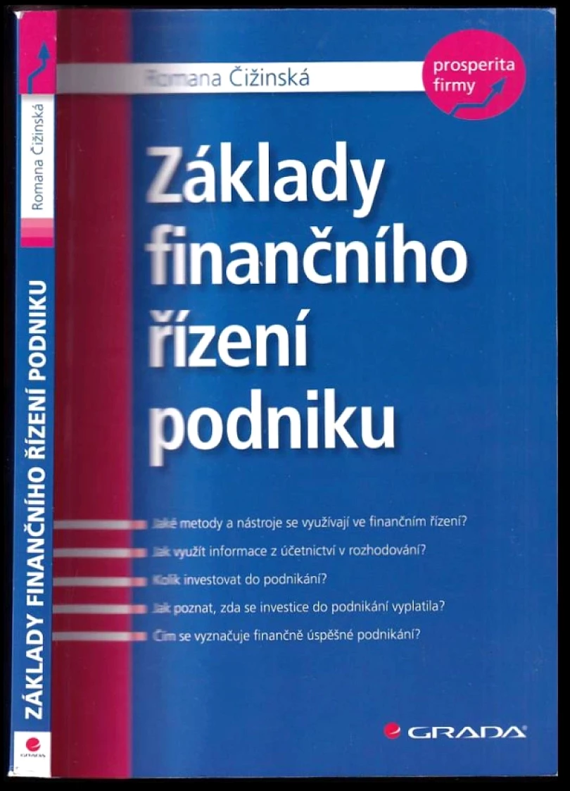 Základy finančního řízení podniku (Romana Čižinská, 2018)