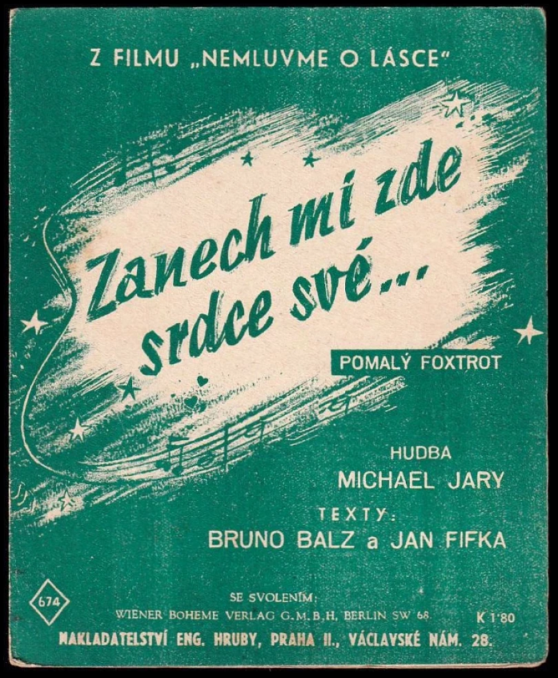 Levně Zanech mi zde srdce své (Michael Jary, 1943)