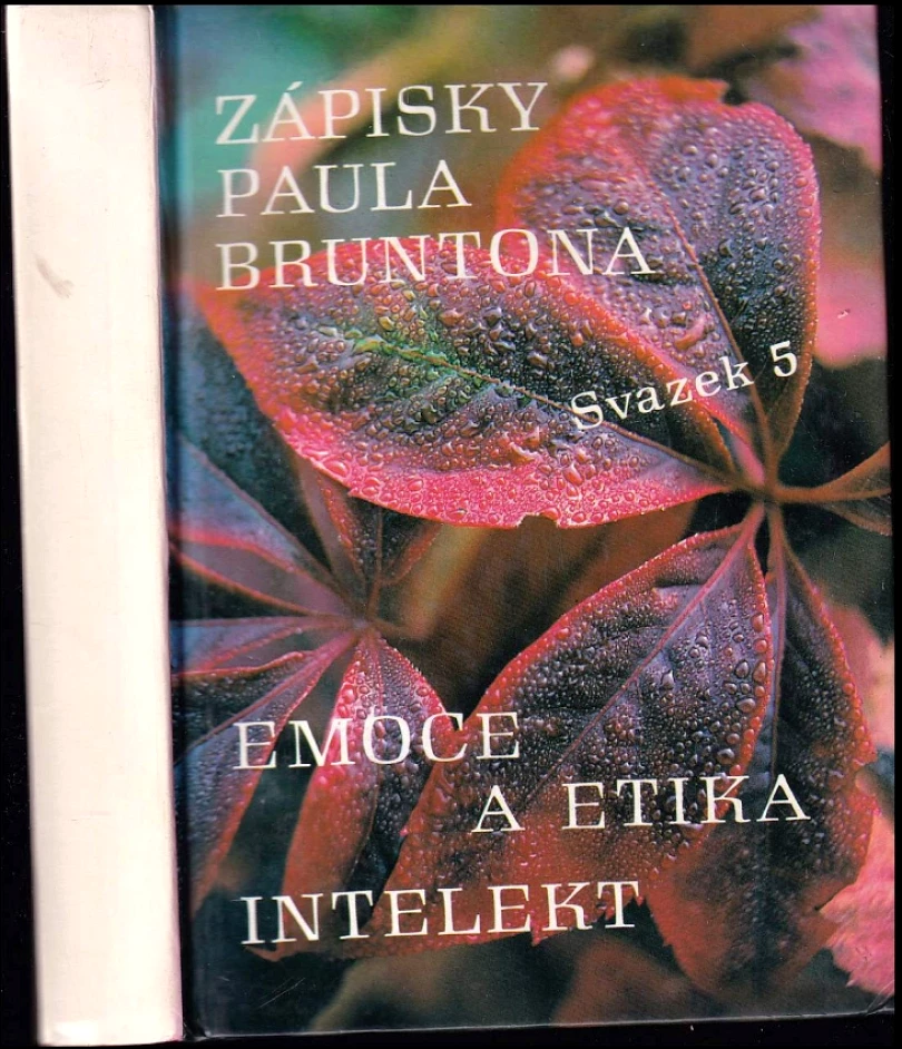 Levně Zápisky Paula Bruntona - svazek 5 - Emoce a etika, intelekt (Paul Brunton, 1994)