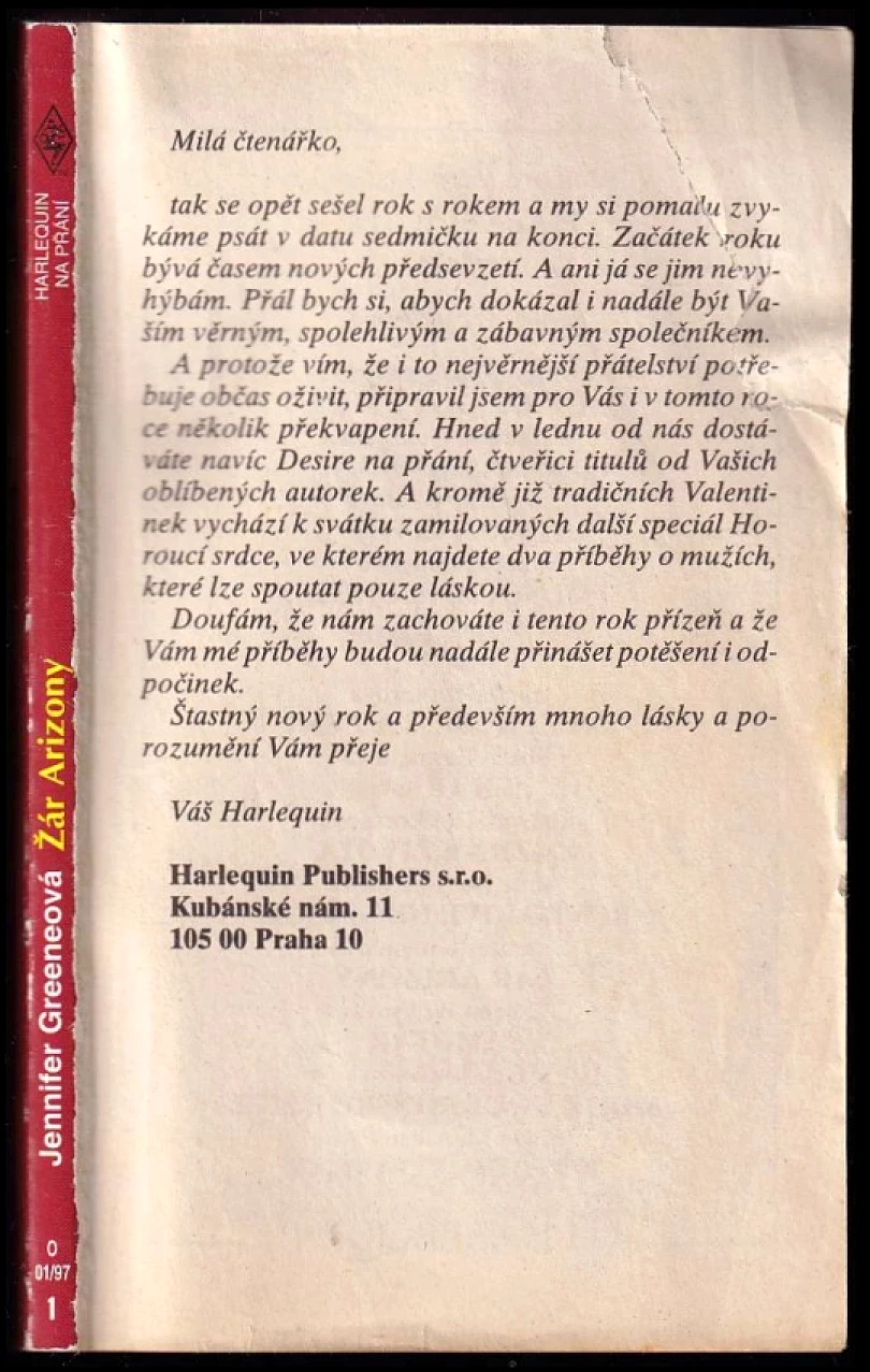Žár Arizony (Jennifer Greene, 1997)