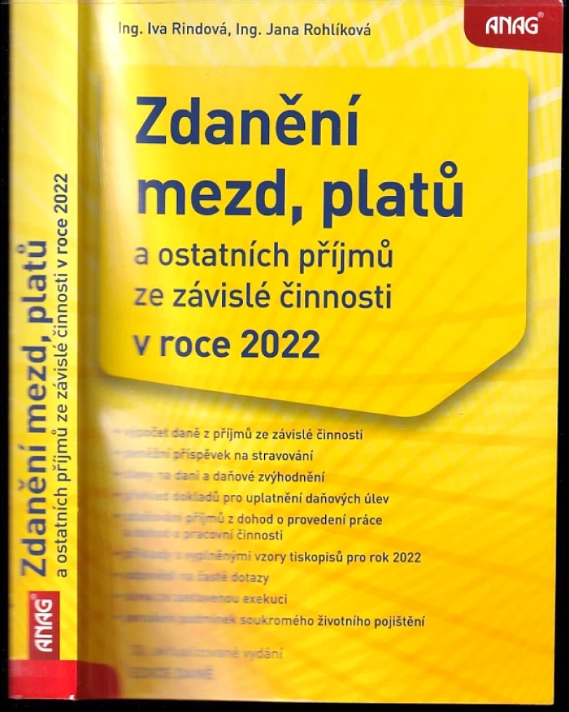Levně Zdanění mezd, platů a ostatních příjmů ze závislé činnosti v roce 2022 (Iva Rindová, 2022)