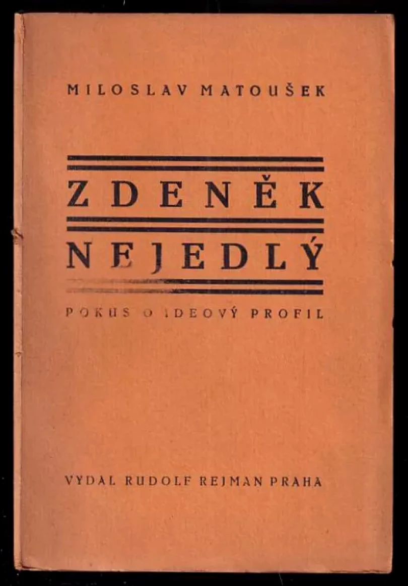 Zdeněk Nejedlý (Miloslav Matoušek, 1928)