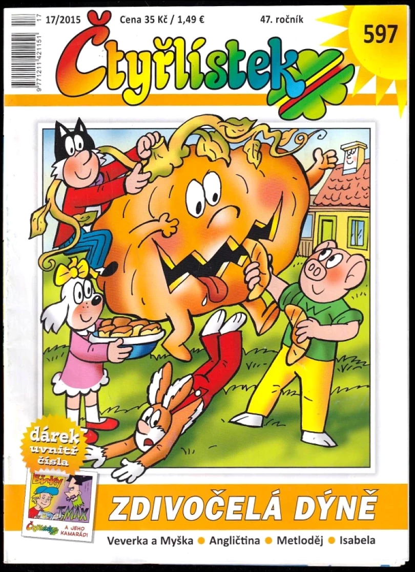 Zdivočelá dýně, Čtyřlístek 597 (Radim Krajčovič, 2015)