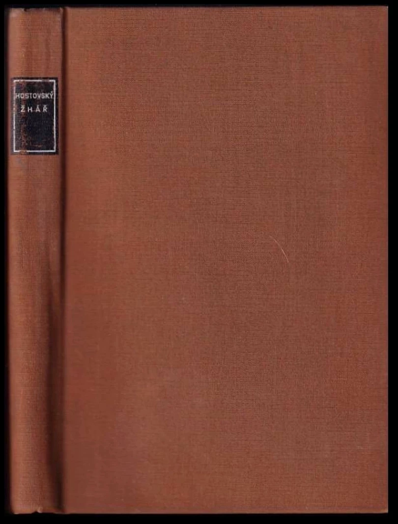 Žhář (Egon Hostovský, 1935)