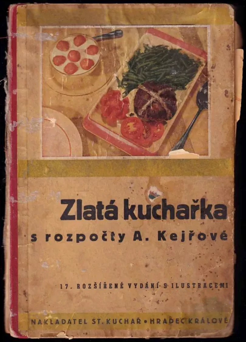 Zlatá kuchařka s rozpočty A. Kejřové (Anuše Kejřová, 1955)