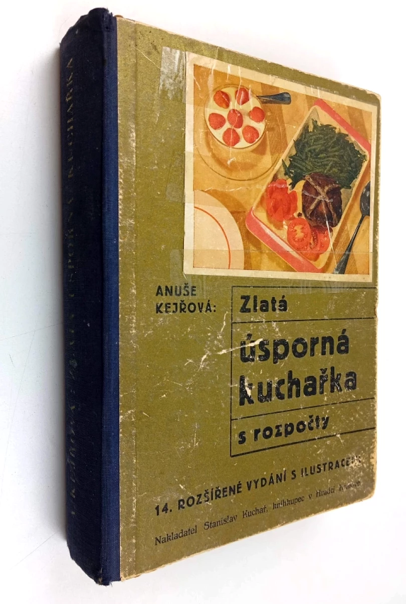 Zlatá úsporná kuchařka s rozpočty (Anuše Kejřová, 1943)