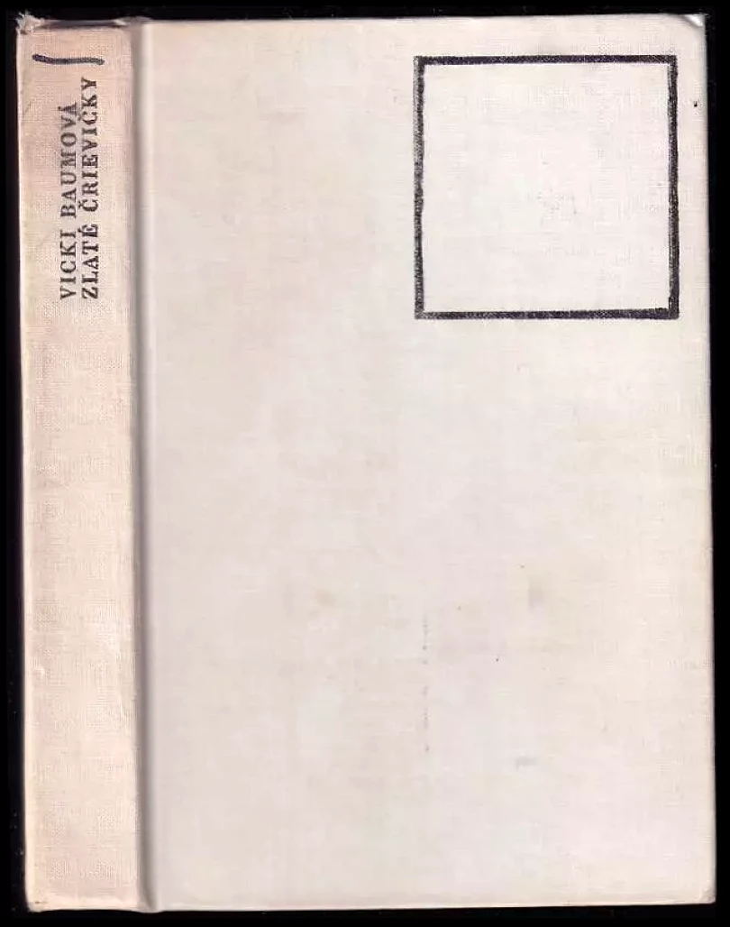 Levně Zlaté črievičky (Vicki Baum, 1971)