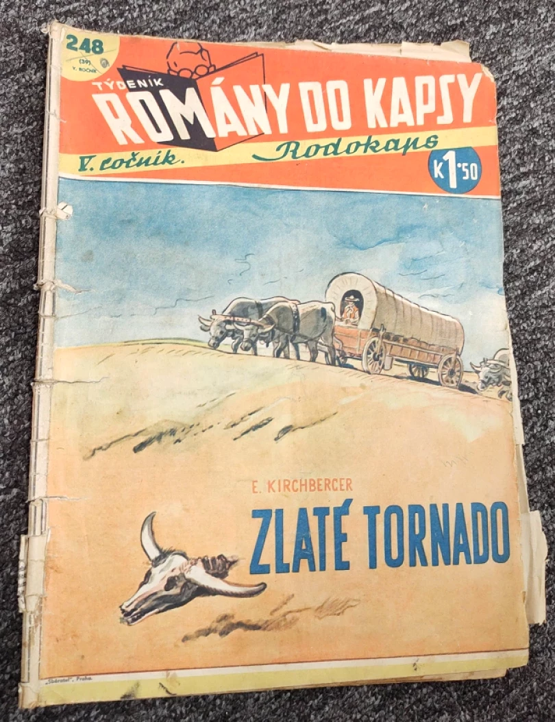 Zlaté tornado - Rodokaps 248 (39) - Romány do kapsy - ročník V. (Eduard Kirchberger, 1940)
