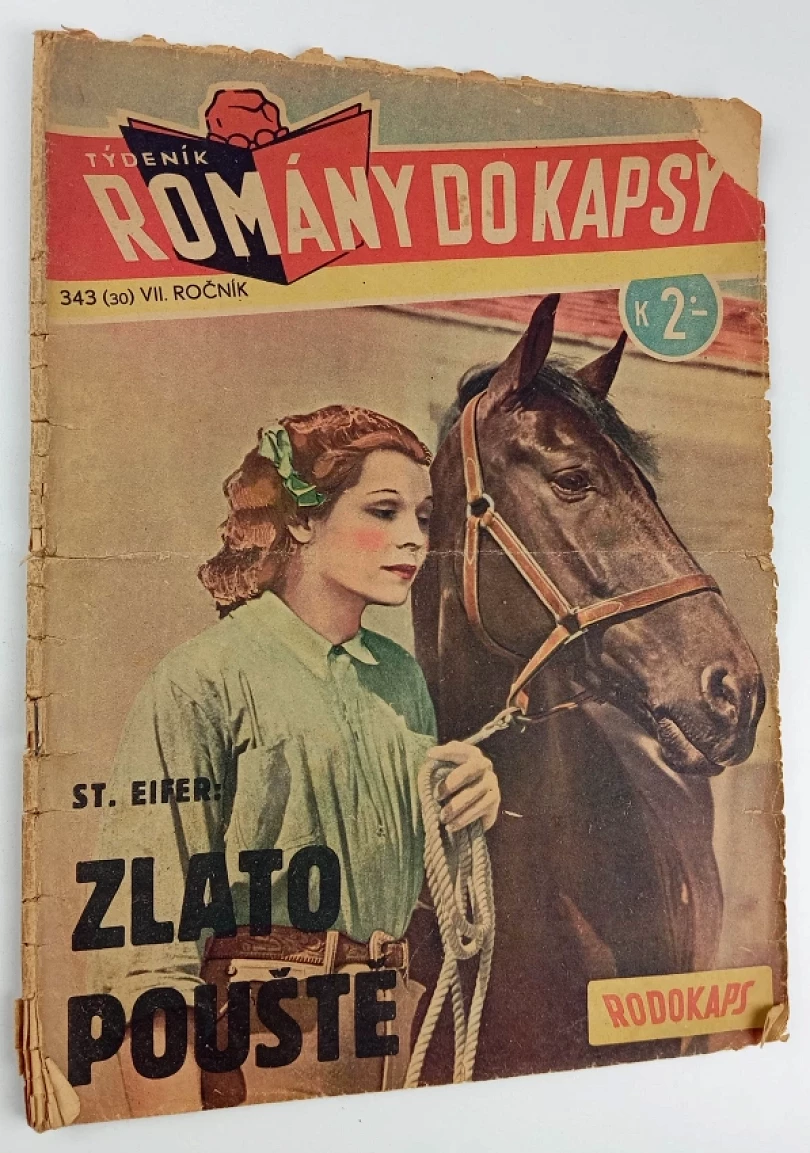 Zlato pouště - Rodokaps 343 (30) - Romány do kapsy - ročník VII. (St Eifer, 1942)