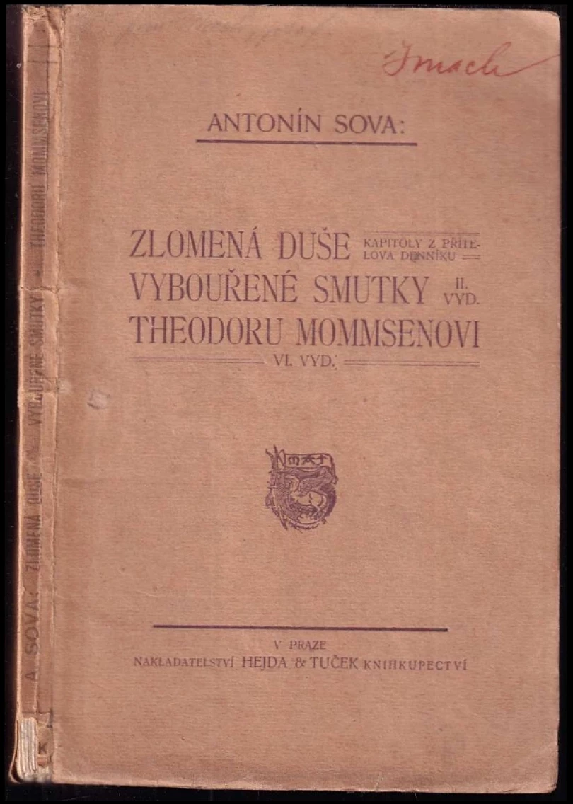 Levně Zlomená duše (Antonín Sova, 1903)