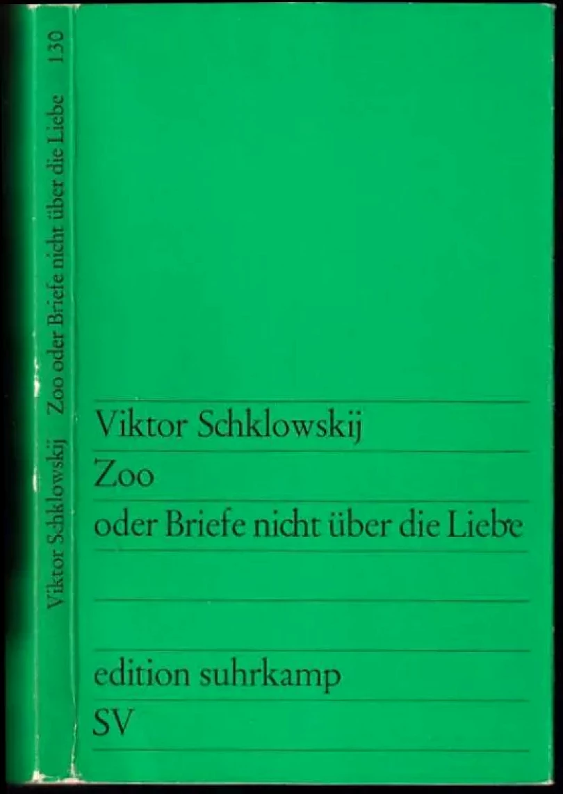 Zoo oder Briefe nicht über die Liebe (Viktor Schklowski, 1965)