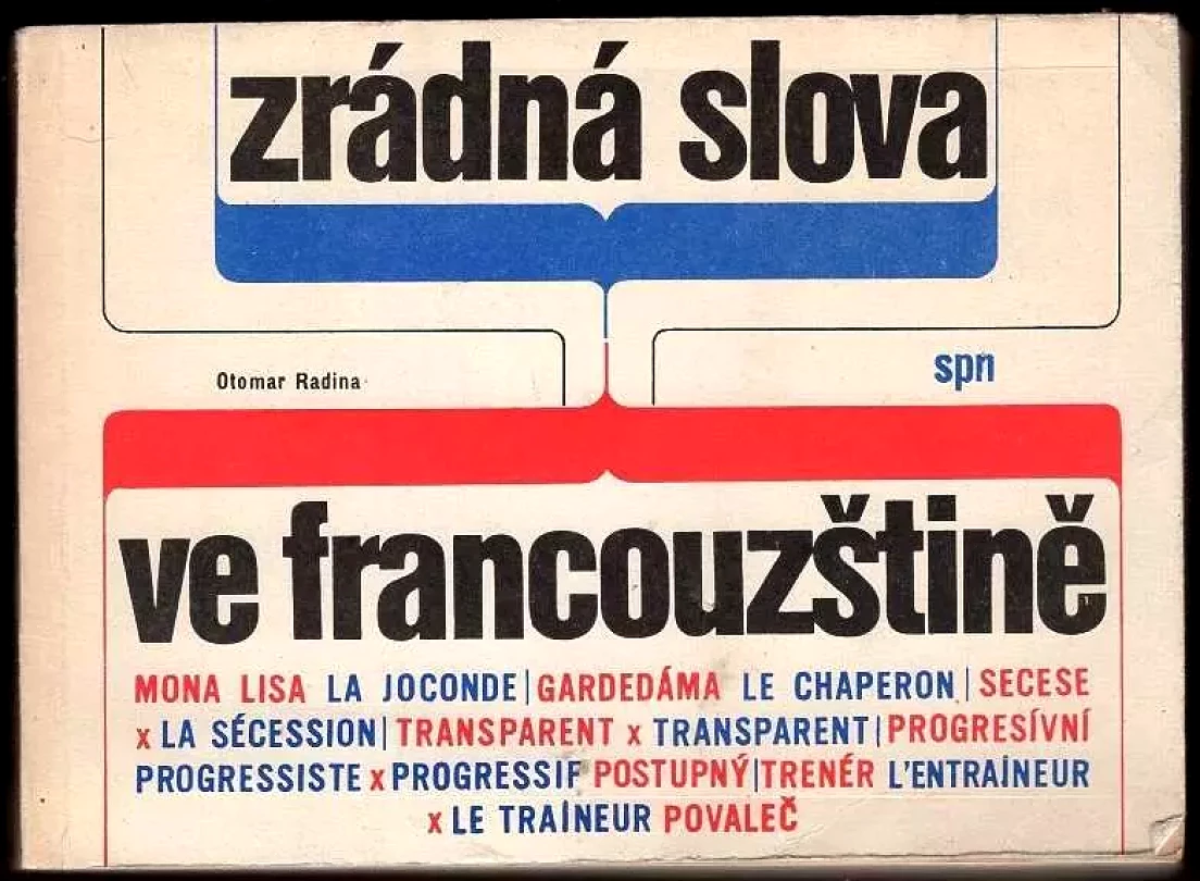 Zrádná slova ve francouzštině (Otomar Radina, 1983)