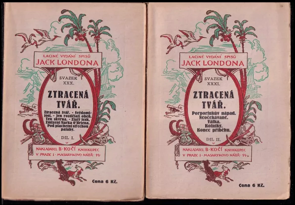 Levně Ztracená tvář : Díl 1-2 (Jack London, 1923)