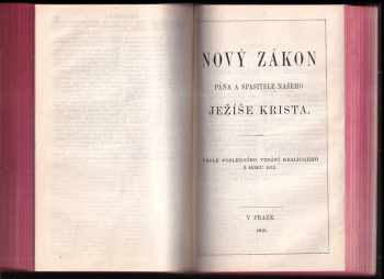 Biblí svatá aneb všecka Svatá písma Starého i Nového zákona