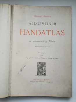 Richard Andree: Andrees Allgemeiner Handatlas in sechsundachtzing mit erläuterndem Text