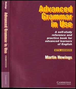 Martin Hewings: Advanced Grammar in Use With answers